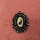 Black Rabbit Cameo Charm
