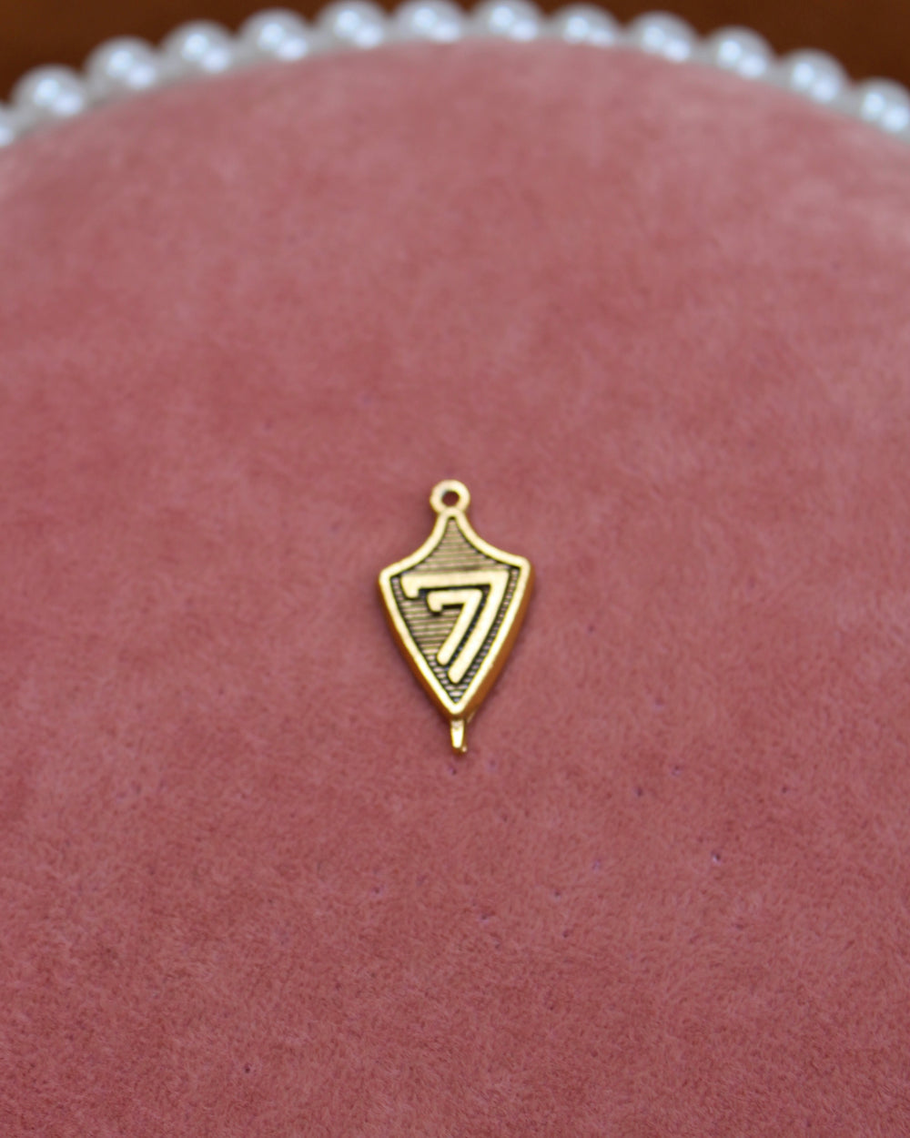 Double 7 Gold Charm