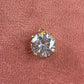 Large Circle Crystal Charm
