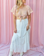 Load image into Gallery viewer, SCARLETT FLORAL SELF TIE SMOCKED TOP
