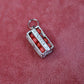 Florida Silver and Orange Charm