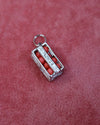 Florida Silver and Orange Charm