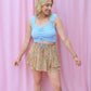 GEORGIA FLORAL DOUBLE FLARED SKORT