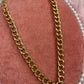 Large Gold Curb Chain
