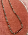 Medium Silver Curb Chain