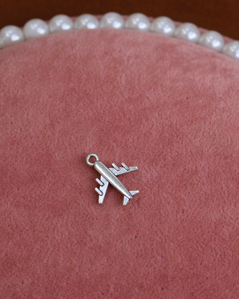 Airplane Silver Charm