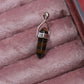 Brown and Silver Stone Charm