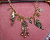 Pixie Dust Gold Charm Vintage Necklace