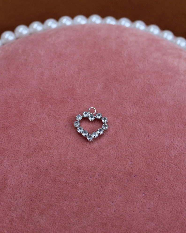 Crystal Heart Charm