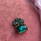 Large Green Crystals Charm