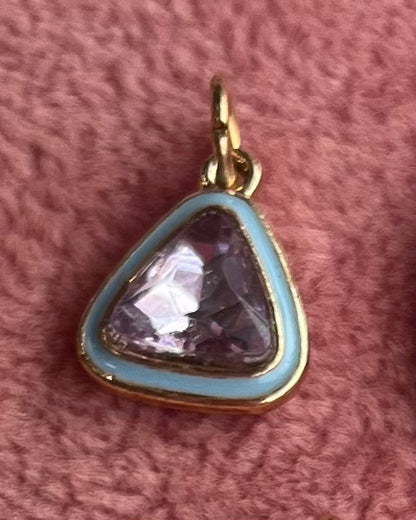 Colorful Shapes Crystal Charms