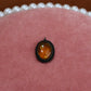 Large Orange Oval Stone Charm