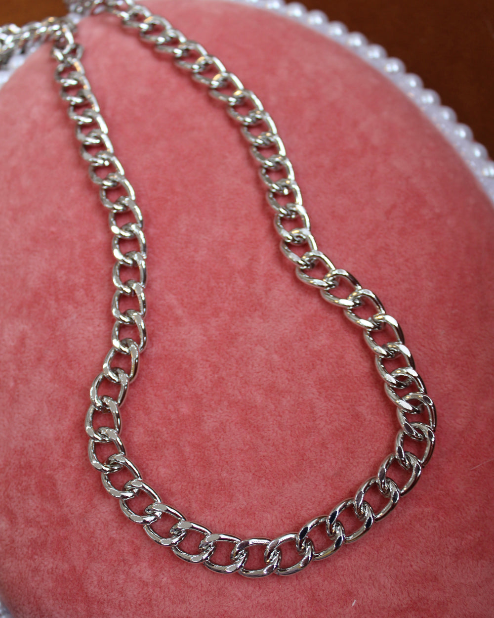 Large Silver Cable Chain