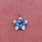Blue Mosaic Star Charm