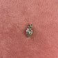 Small Teardrop Silver Charm