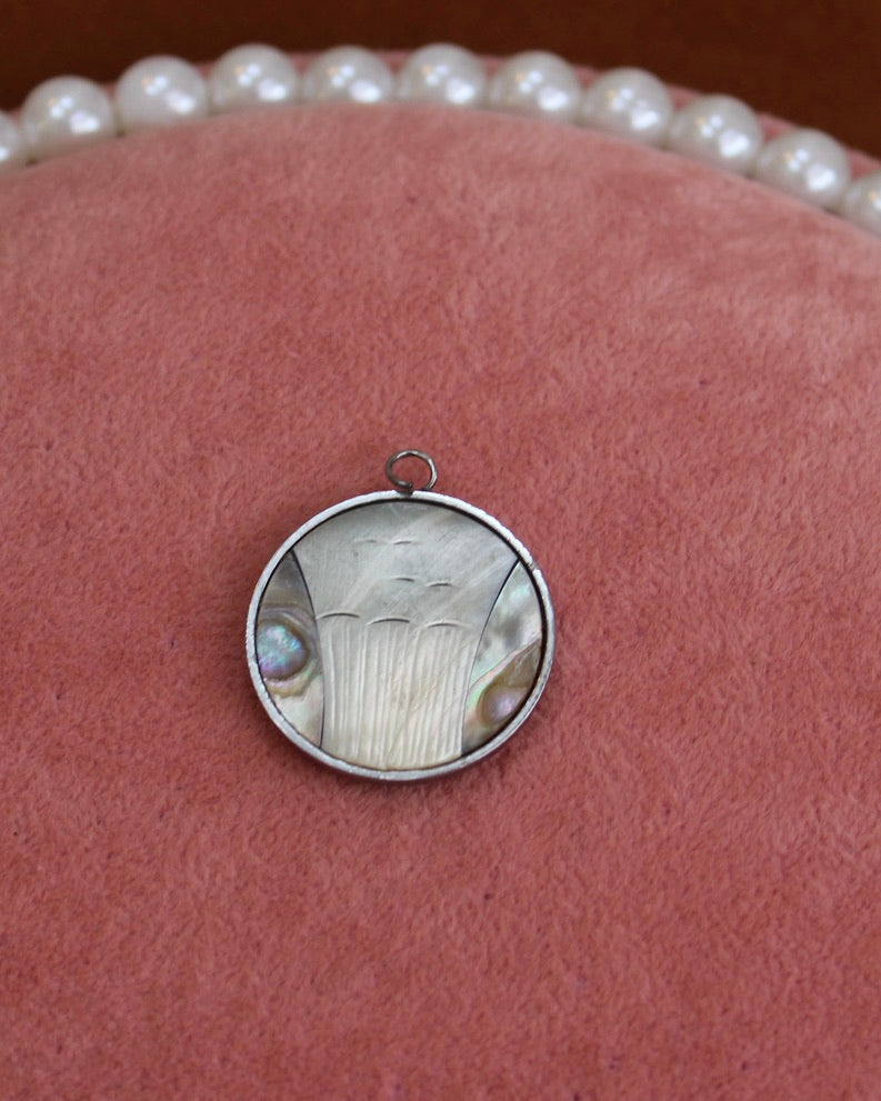 Multi Color Silver Circle Charm