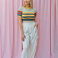 LEIGHTON IVORY CARGO TROUSERS