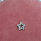 Silver Crystal Star Charm