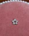 Silver Crystal Star Charm