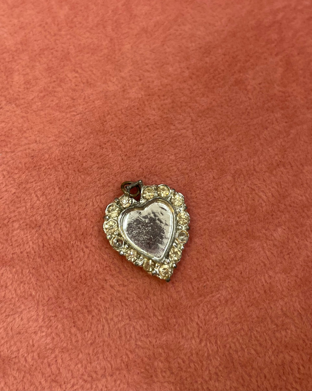 Gold & Silver Heart Charm