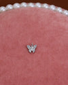Small Silver Butterfly Charm