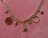 She's a Cutie Gold Vintage Charm Necklace