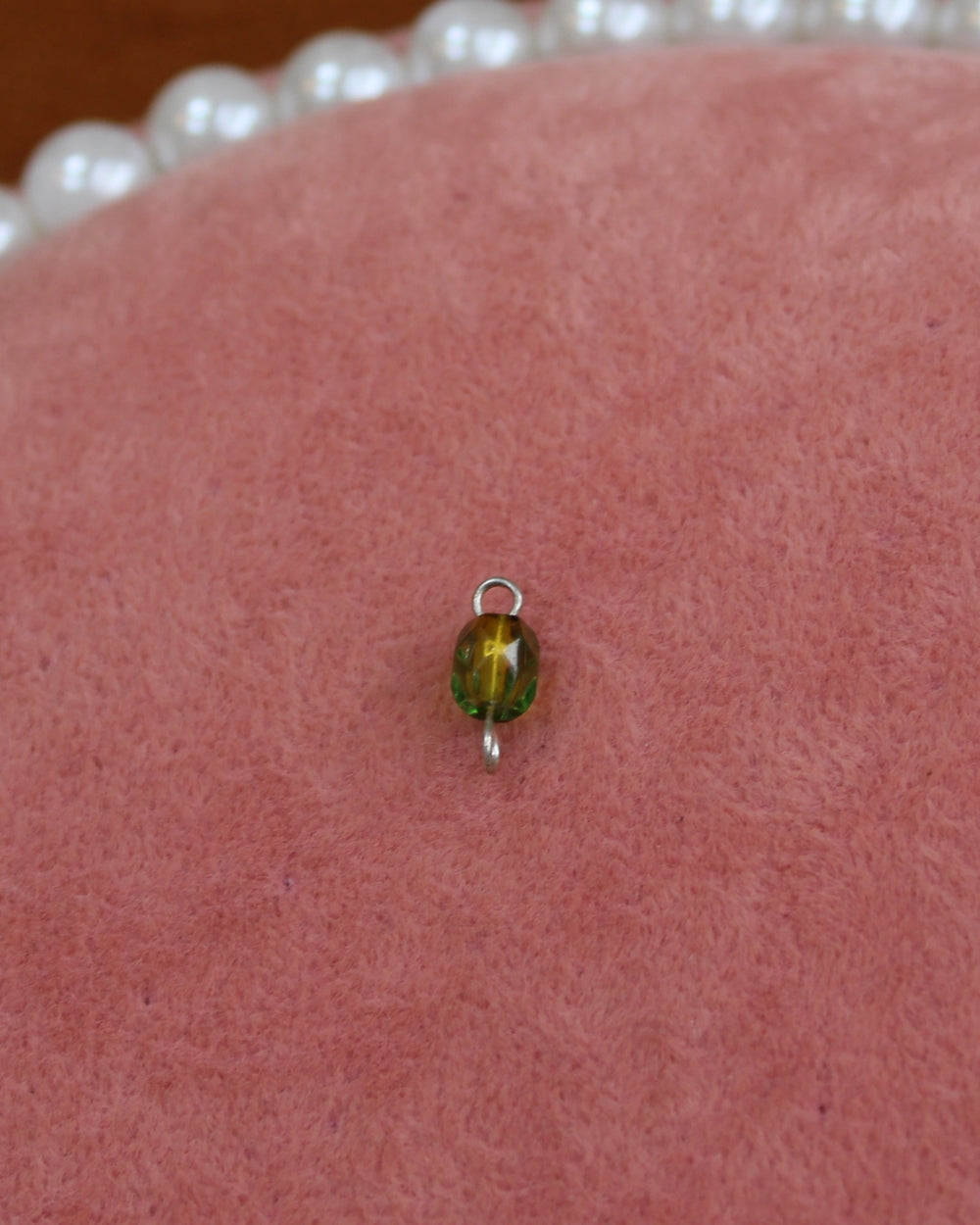 Light Green Crystal Charm