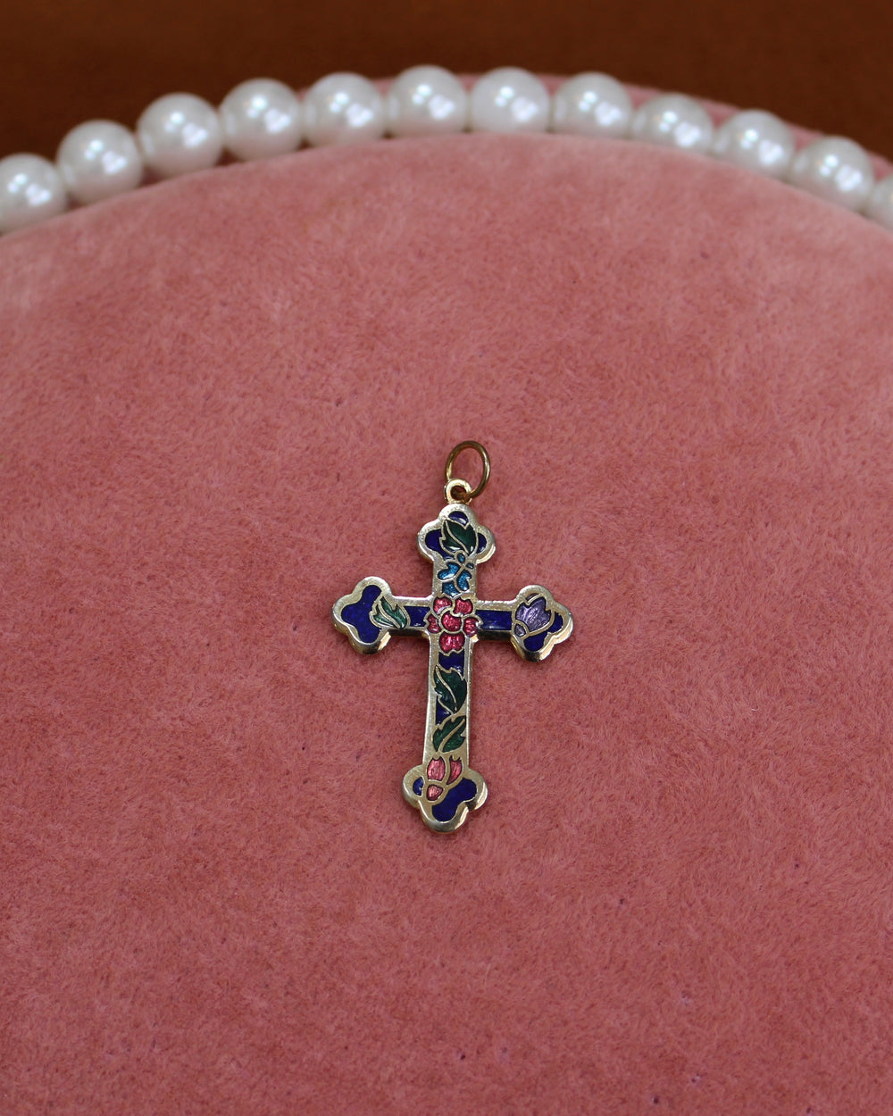 Mutli-Color Cross Charm