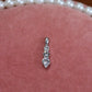 3 Crystal Dangle Charm