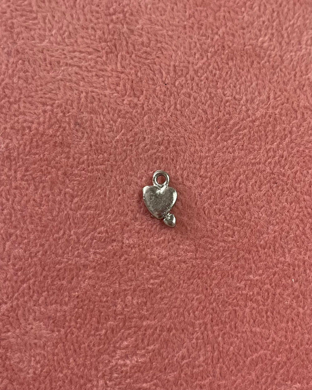 Tiny Heart Silver Charm