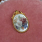 Floral Cameo Charm