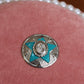 Silver and Turquoise Star Charm