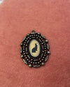 Black Rabbit Cameo Charm