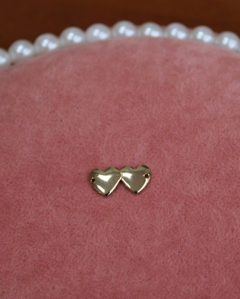 Double Heart Charm