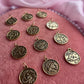 Zodiac Gold Charms