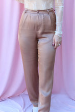 Load image into Gallery viewer, CELINE PORTABELLA SATIN HIGH-WAISTED PANTS
