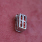 Florida Silver and Orange Charm
