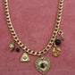 Lil Princess Gold Vintage Charm Necklace