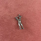Golfer Swinging Silver Charm