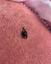 Dark Purple Triangle Charm