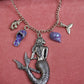 Mermaid Core Silver Vintage Charm Necklace