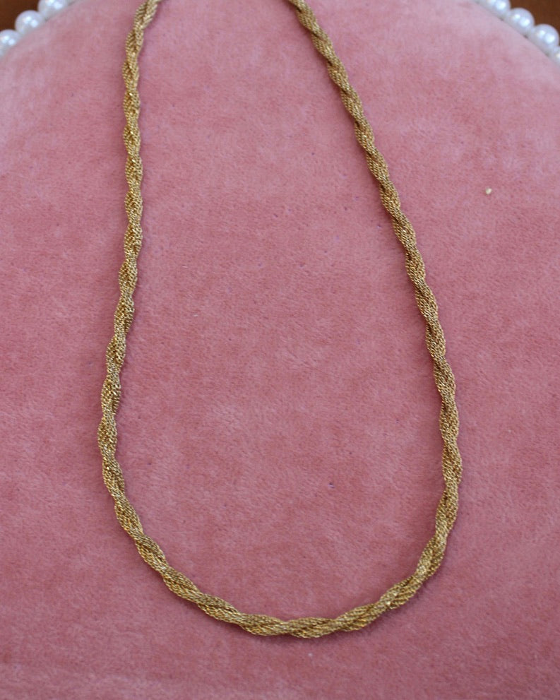 Gold Twisted Necklace