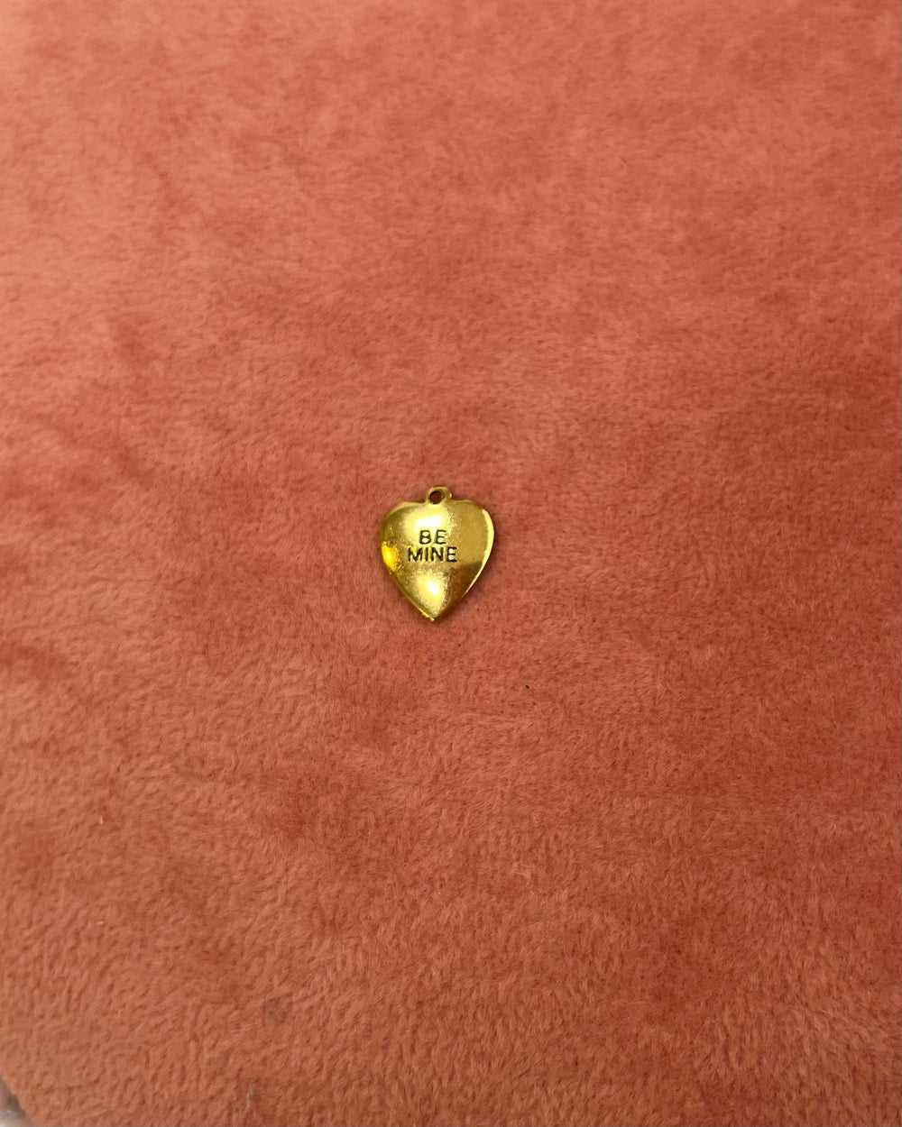 Be Mine Gold Heart Charm