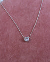 Pretty Little Crystal Silver Necklace