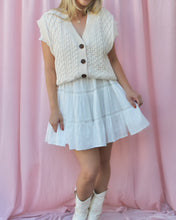 Load image into Gallery viewer, EMILY SAILOR COLLAR SHORT-SLEEVE WHITE MINI DRESS
