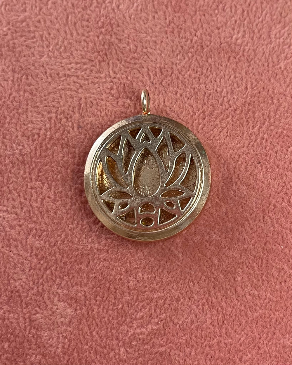 Rose Gold Circle Charm