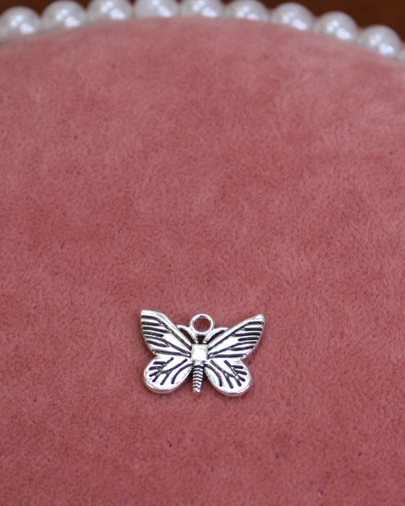 Silver Butterfly Charm