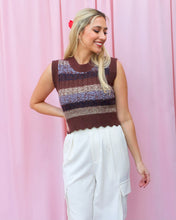 Load image into Gallery viewer, CARLIE MAROON SLEEVELESS TURTLE NECK KNIT TOP
