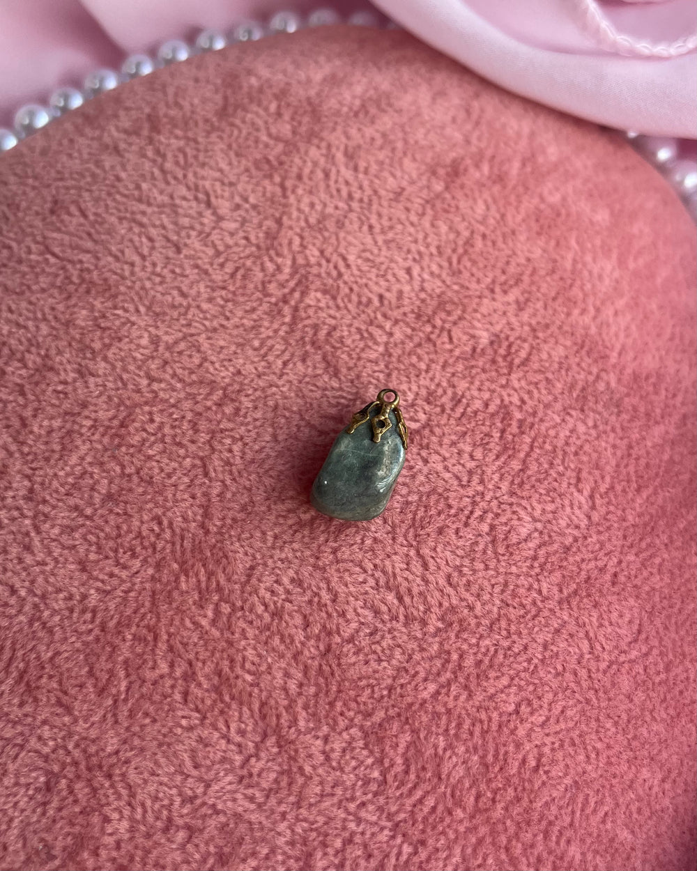 Green Stone Charm