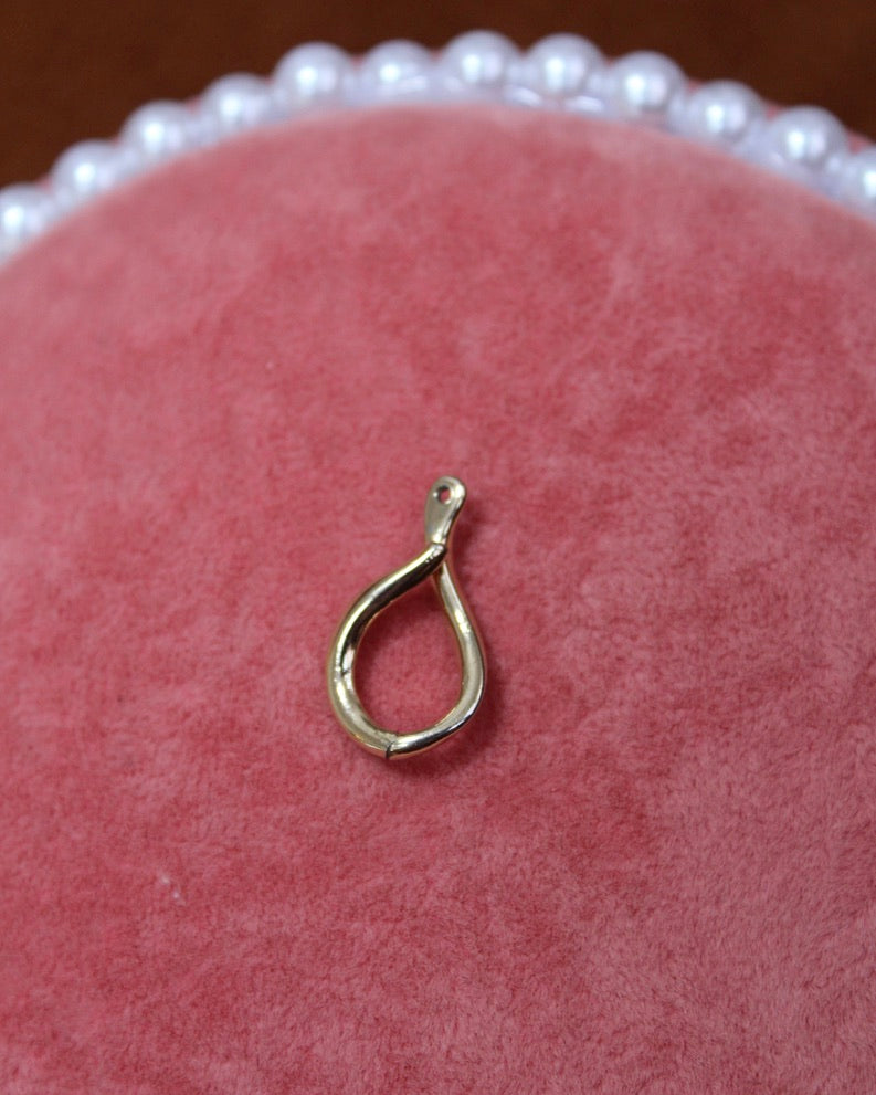 Gold Dainty Teardrop Charm